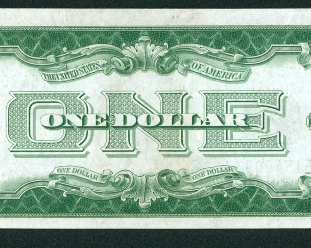 $1 1928 A (HIGHER GRADE AU) (( FUNNYBACK )) Silver Certificate ** DAILY CURRENCY