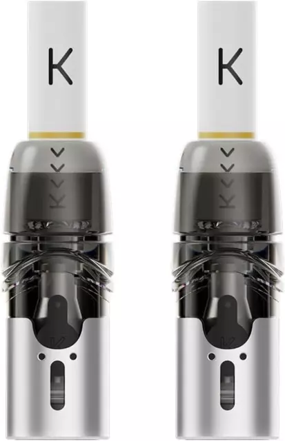 2 Ricambio 2 Pod Low Liquid Reminder Con Sistema Child Proof per Sigaretta Elett