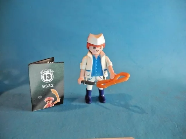 Playmobil Figures series 13 charcutier avec saucisse et couteau macellaio 9332