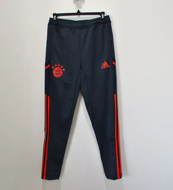 Nwt Big Kids Boys Adidas Youth Fc Bayern 22/23 Condivo Training Pants Grey Sz L