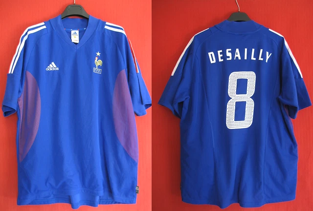 RARE🇫🇷 Maillot Équipe De France 🇫🇷 Euro 2004 Zidane / Association ELA