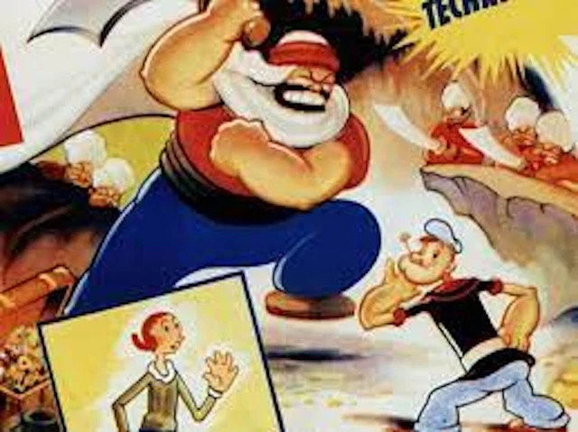 Popeye & Ali Baba and Alladin Lamp, 400ft, sound, color, good print
