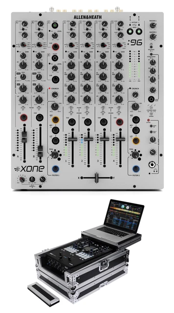 Allen & Heath XONE:96 + Odyssey FZGS12MX1XD Case Bundle