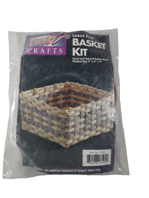 Kit de cesta oficial Scout de colección - kit de cesta plana grande - número de artículo 17195 - nuevo en paquete