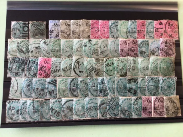 British India many Queen Victoria  used  stamps   Ref A4701