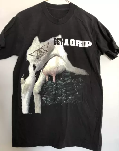 1993 Aerosmith Get a Grip Tour Concert Gift For Fan Black All Size Shirt AC922