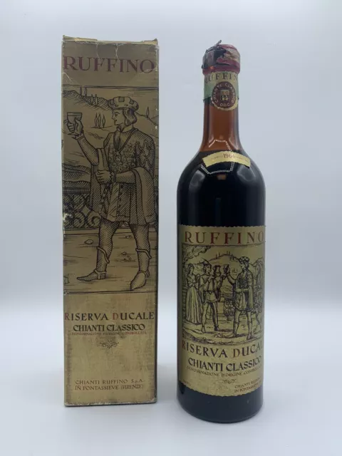 Vino Ruffino Riserva Ducale Chianti Classico 1964 Serie Oro DOC 72cl 12,8% Box