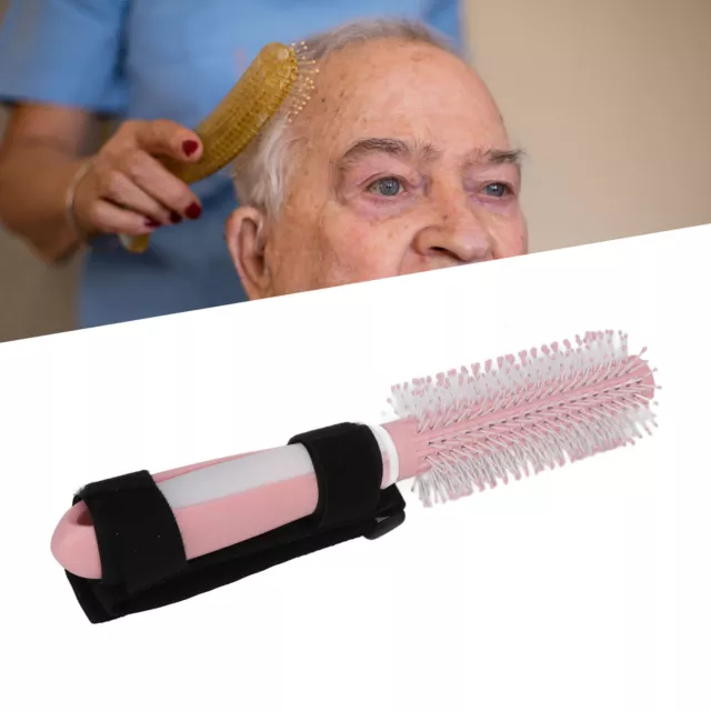 Handicapped Auxiliary Comb Portable Handle Comb Hair Brush For Elder People BLW