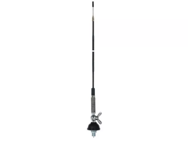 SIRIO T 27N CB Mobilantenne nur 56 cm Länge - komplett mit Einbaufuss & Kabel