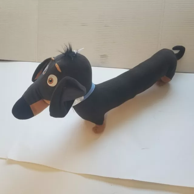 RARE Large 28" BUDDY Dachshund SECRET LIFE of PETS Plush WIENER DOG