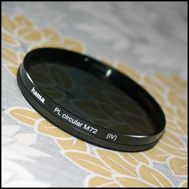 72mm Hama CPL Circular Polariser Digital M72 Filter colours skies FREE POST