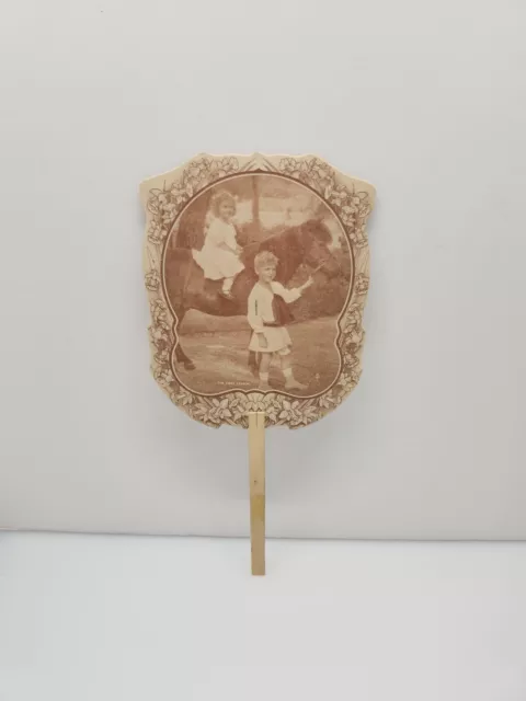 Vintage Advertising Hand Fan