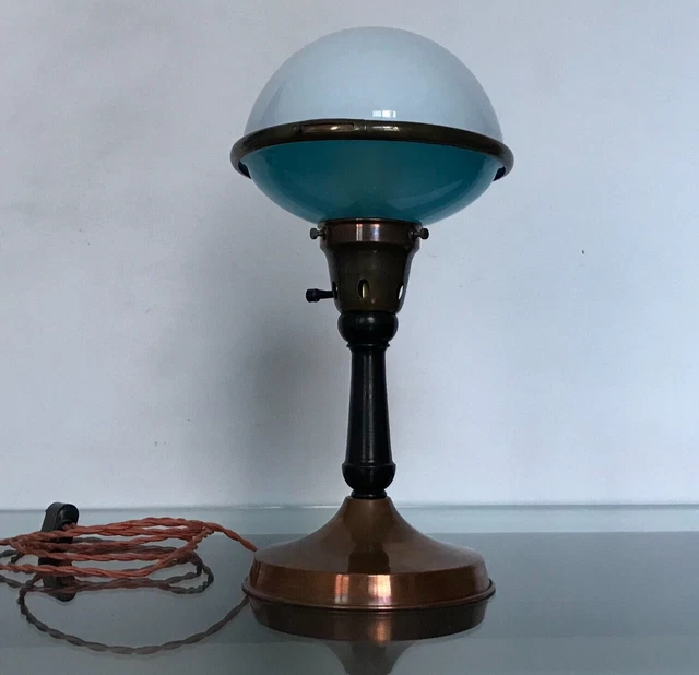 ✅ Rare Ancienne Lampe ILRIN Jlrin L. BOSI & Cie Art Deco Table Lamp 1915 1930's