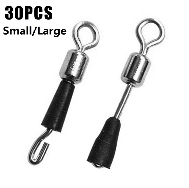 Aggiorna i tuoi accessori da pesca con 30 pz connettori a cambio rapido per la p