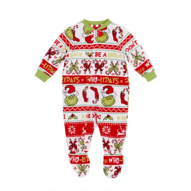 Pigiama di Natale Grinch pigiama di Natale famiglia abbinato adulto bambini bambino abbigliamento da notte pigiama 9