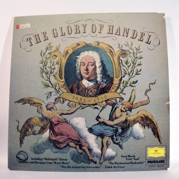 Georg Friedrich Hand - The Glory Of Handel - Used Vinyl Record - I1177z