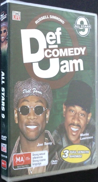 New/Sealed - DEF COMEDY JAM - ALL STARS 9 - MARTIN LAWRENCE - Region 4 - PAL