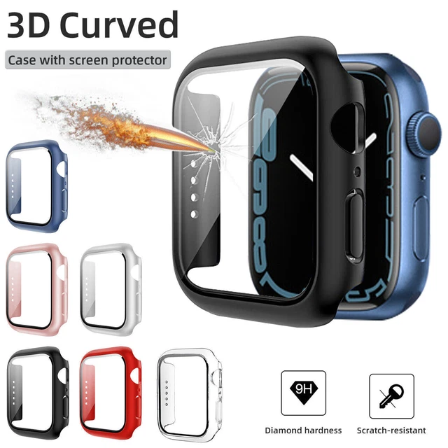 FOR APPLE WATCH Ultra Series 8/7/6/5/4/SE 41/45/44mm Case Cover Screen Protector £4.79 PicClick UK