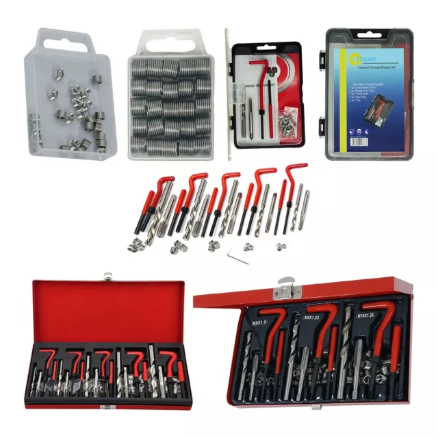 METRIC Helicoil Thread Repair Kit M5 M6 M8 M10 M12 Insert Tool&Twist Drill Bits