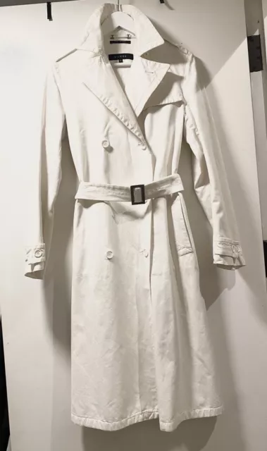 Gucci Women’s Belted Cotton Trench Size 38