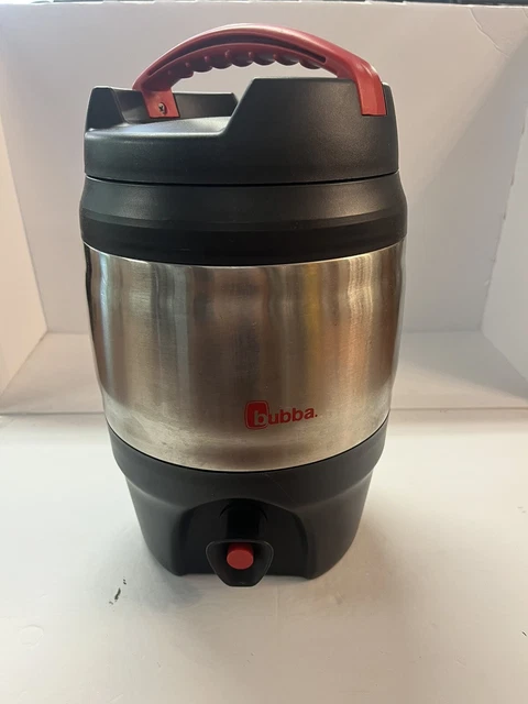 Bubba Keg 128oz. Foam Insulated Double Wall Water Jug Stainless Steel Black
