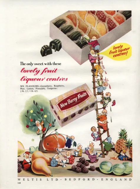 Original 1952 advert for MELTIS LTD. - New Berry Fruits