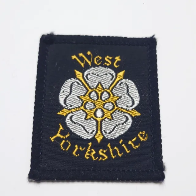 West Yorkshire English County District Scout Patch Scouting Badge EC61