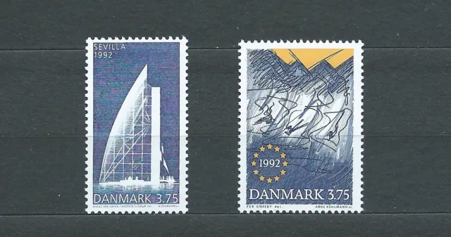 DANEMARK - 1992 YT 1040 à 1041 - TIMBRES NEUFS** MNH LUXE