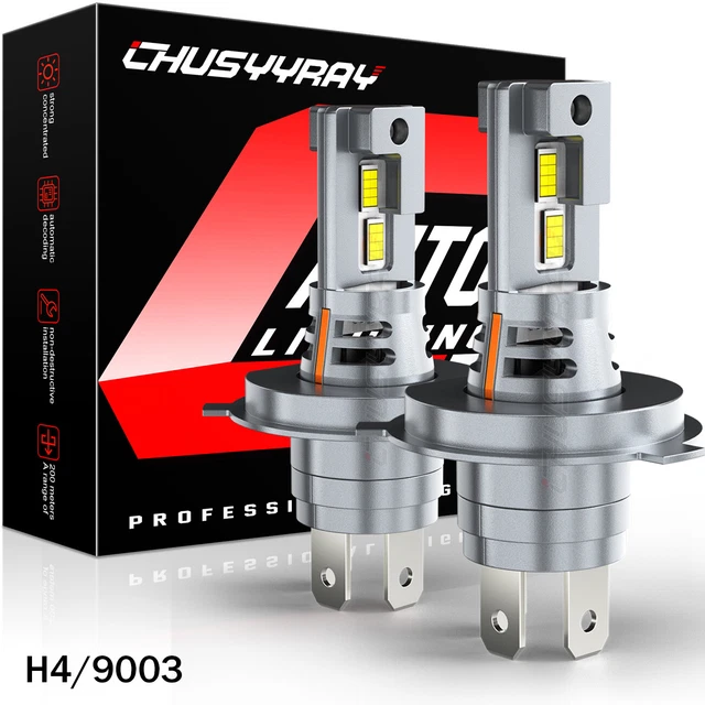 Pack Ampoules LED H4 Toyota Yaris 3 (2011 à 2020)  - Kit LED