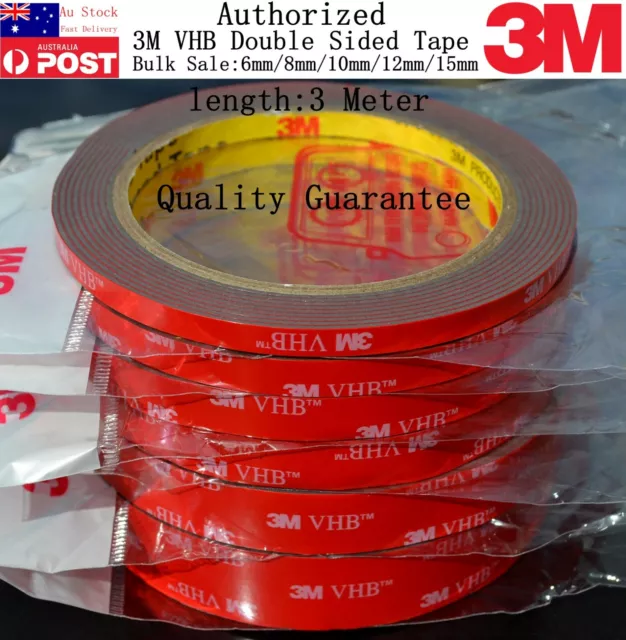 3M DOUBLE SIDED STICKY PADS Strong Heavy VHB Adhesive Mounting Tape Square  Round