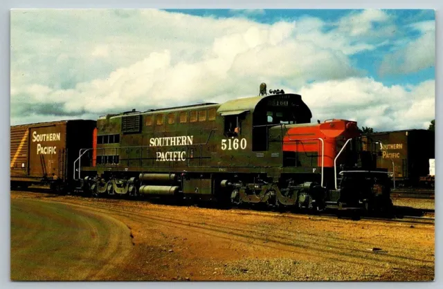 Southern Pacific 5160 Train Railway RR Railroad Train Locomotive  Postcard