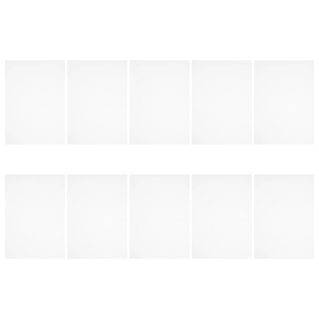 20 Pcs Photo Frame Transparencies Pvc Plastic Sheeting Clear Panels Transparent