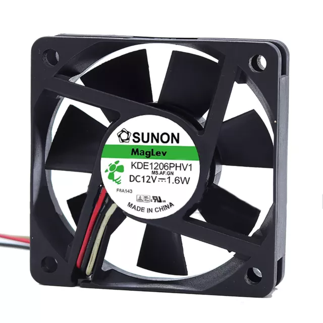 12V 1.6W 6CM Cooling Fan KDE1206PHV1 CPU Cooling Fan for SUNON 6015 Repair Part