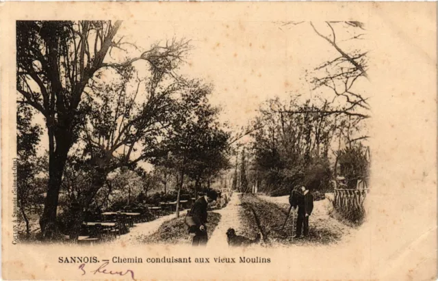 CPA SANNOIS - Chemin conduisant aux vieux Moulins (350138)