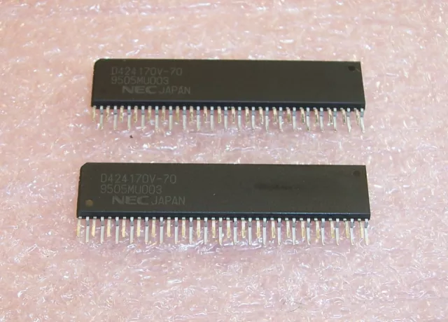 QTY (10) MT4C16256Z-7 MICRON 40 PIN ZIP 256Kx16 FAST PAGE MODE 