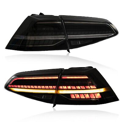 Free Shipping to PR for 16-17 Golf MK7 / GTI HATCHBACK FULL LED SMOKE Taillight