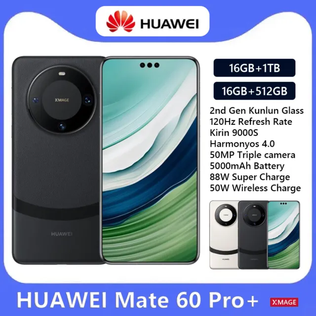HUAWEI Mate 60 Pro 12GB+1TB Harmony 4.0 4G Mobile Phone 6.82 50.0MP  5000mAh