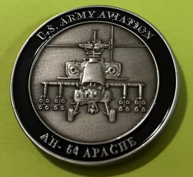 Challenge Coin AH-64 Apache U.S.Army Aviation