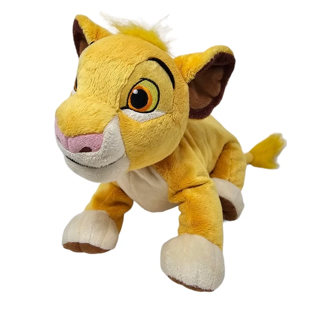 DISNEY STORE THE Lion King Simba Young Cub Plush Stuffed Animal