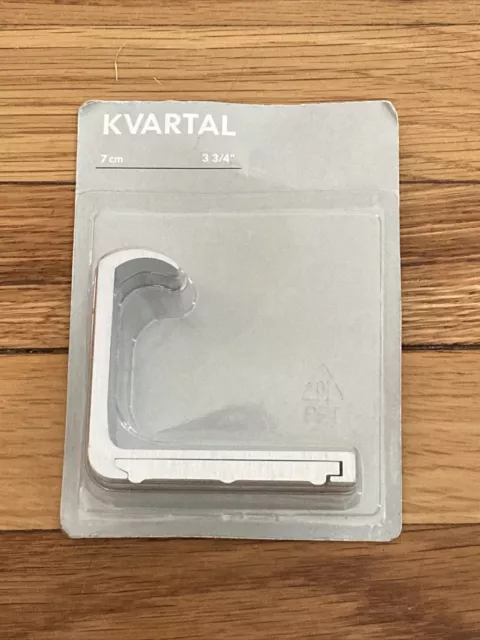 IKEA KVARTAL 7 cm 3 3/4" Wall Mounting Bracket Curtain Rail Silver Discontinued