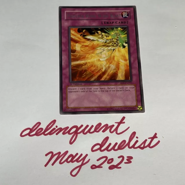 YUGIOH 1st EDITION FET-EN053 PHOENIX WING WIND BLAST RARE NEAR MINT