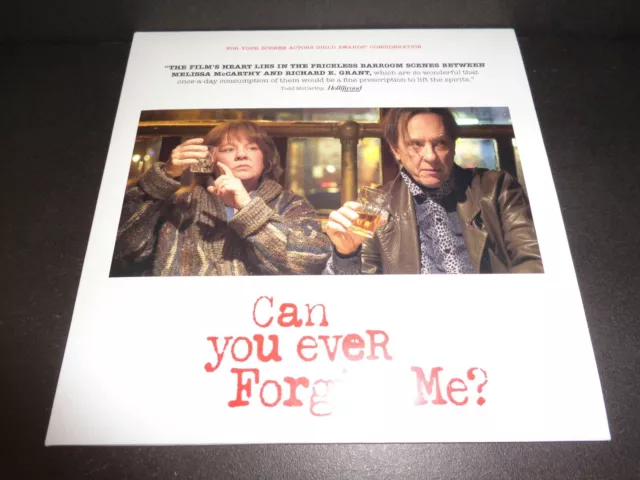 CAN YOU EVER FORGIVE ME-Biographer Melissa McCarthy forges work--DVD--FYC