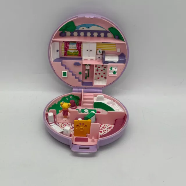 Polly Pocket Polly's Flat Studio Bluebird Vintage 1989 Incomplete with 1 Figure