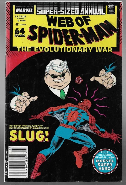 Web of Spider-Man Annual #4 Marvel Comics 1988 VG+