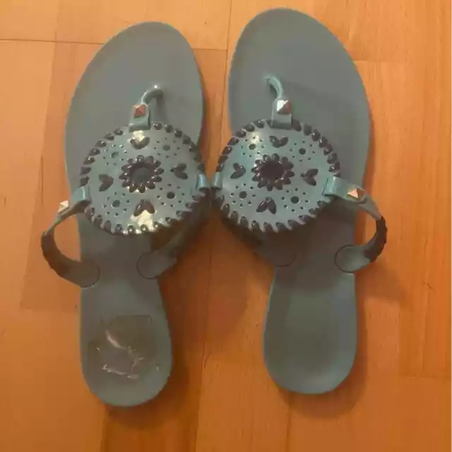 Jack Rogers Jelly blue sandals