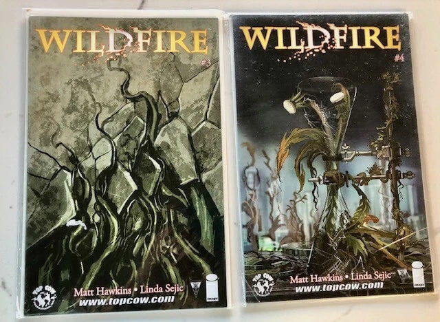 WILDFIRE Comics #3 & #4 1st Printing -LINDA SEJIC - MATT HAWKINS - 2014 Top Cow
