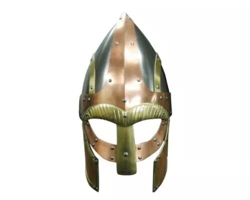 Early Medieval Warrior Armour Anglo Aaxon helmet,Viking anglo saxon helmet gift