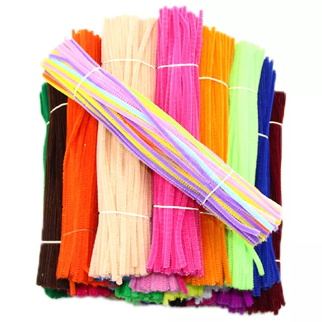 100 piezas limpiadores de tuberías surtidos tallos de oruga artesanal - limpiador de tuberías multicolor