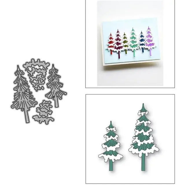 Pine Tree Metal Cutting Dies Scrapbook Album Paper Card Decoration Crafts DIY