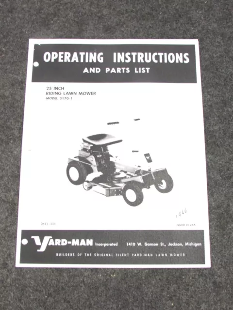 Yardman yard bug manual discount